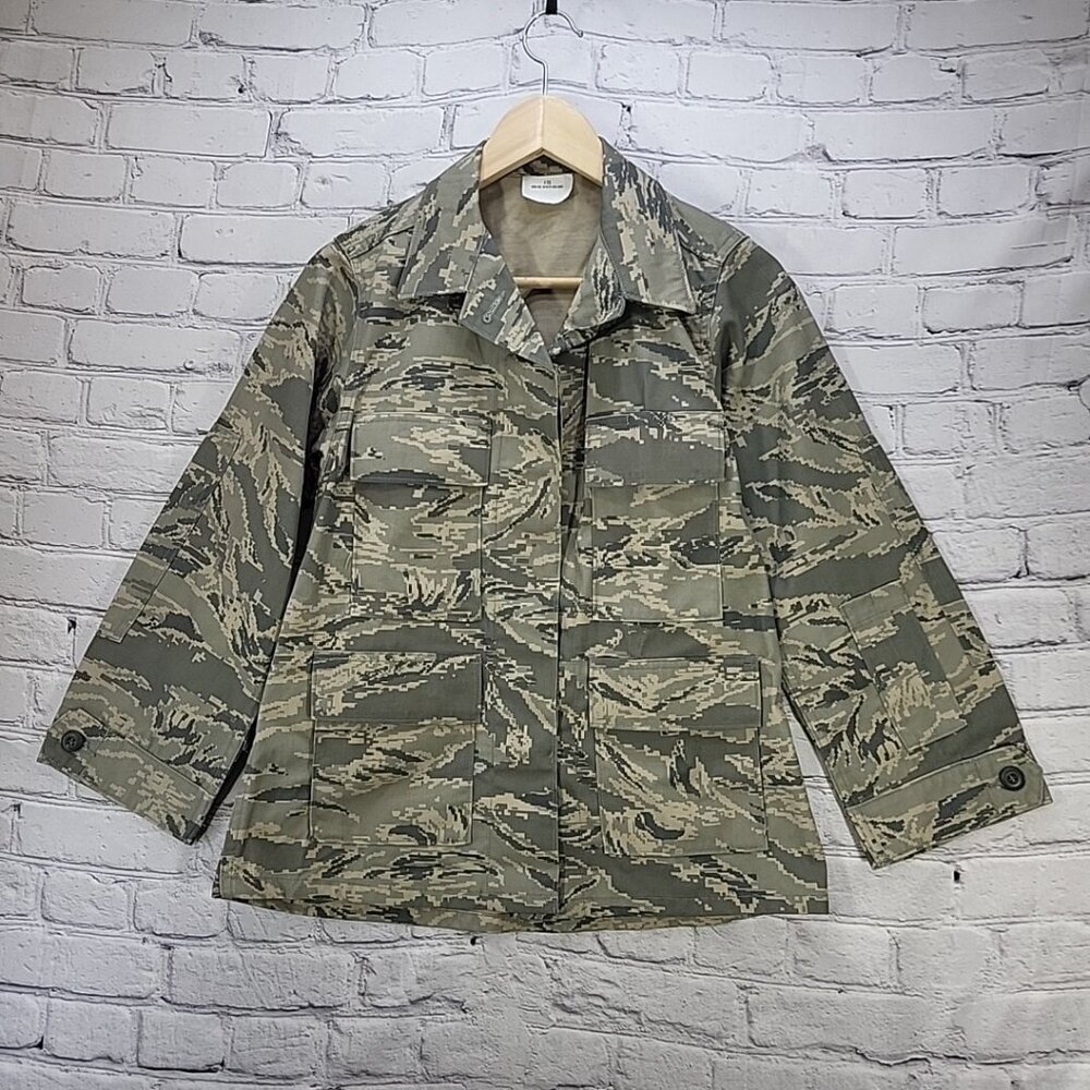 US Airforce Jacket Womens Sz XS 4 Utility Camo‎ Coat Military Issued